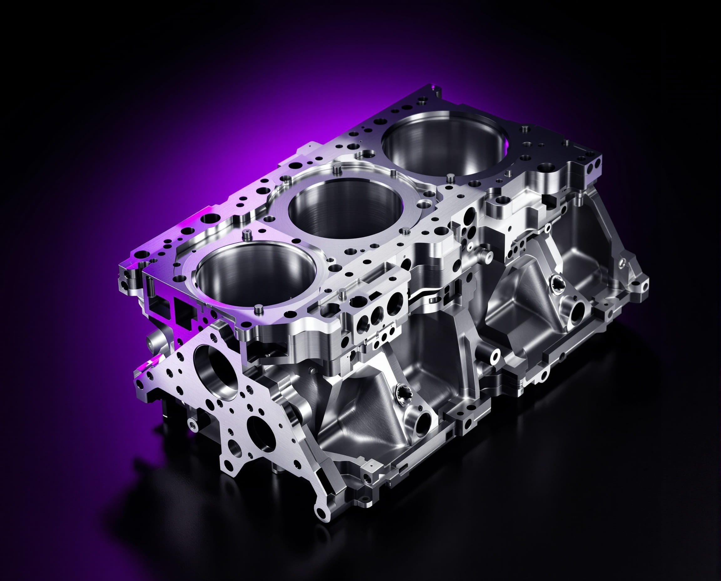 Aftermarket aluminum engine block